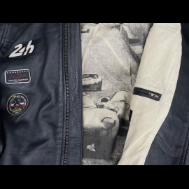 24h le Mans Lederjacke Pierre Schwarz 27928-1504 - herren