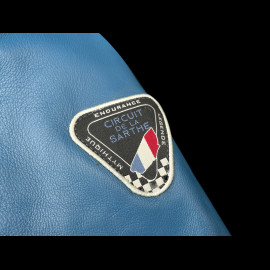 24h le Mans Leather Jacket Pierre Blue Maillard 27928-9922 - men