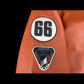 24h le Mans Lederjacke Sten Rostfarben 27930-9920 - herren