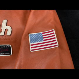 24h le Mans Lederjacke Sten Rostfarben 27930-9920 - herren