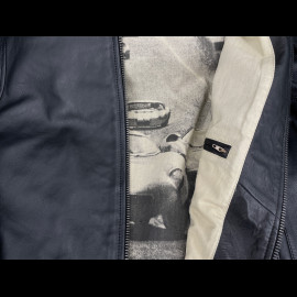 24h le Mans Lederjacke Sten Schwarz 27930-1504 - herren