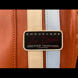 24h le Mans Leather Travel Bag Georges Planeur Rusty 27937-9920