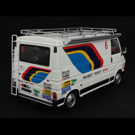 Set Rallye Peugeot 205 T16 n° 5 Sieger Tour de Corse 1986 mit Anhänger 1/18 Ottomobile OT384
