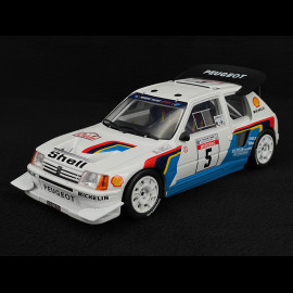 Set Rallye Peugeot 205 T16 n° 5 Winner Tour de Corse 1986 with Trailer 1/18 Ottomobile OT384