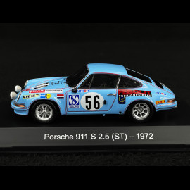 Porsche 911 ST 2.5 n° 56 1972 Blue 1/43 Spark MAP02035423