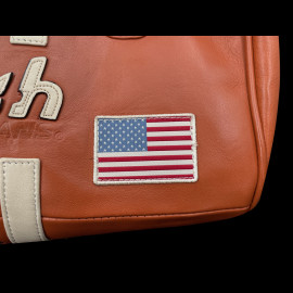 24h le Mans Leather Handbag Rosy Rusty 27940-9920