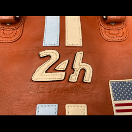 24h le Mans Leather Handbag Rosy Rusty 27940-9920
