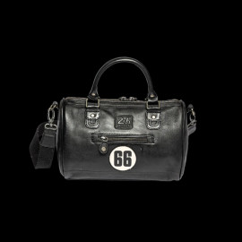 24h le Mans Leather Handbag Rosy Black 27940-1504