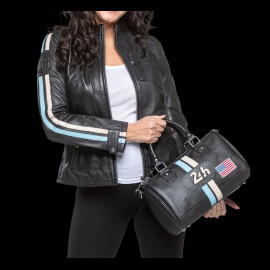 24h le Mans Leder Handtasche Rosy Schwarz 27940-1504