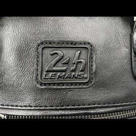 24h le Mans Leather Handbag Rosy Black 27940-1504