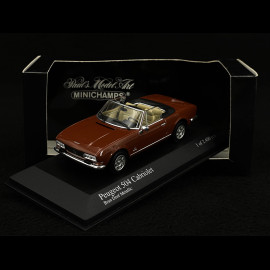 Peugeot 504 Cabriolet 1974 Goldbraun Metallic 1/43 Minichamps 400112131