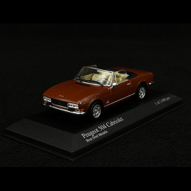 Peugeot 504 Cabriolet 1974 Golden Brown Metallic 1/43 Minichamps 400112131