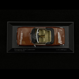 Peugeot 504 Cabriolet 1974 Golden Brown Metallic 1/43 Minichamps 400112131