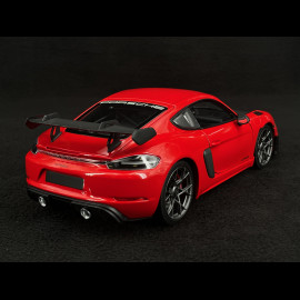 Porsche Cayman GT4 RS 2024 Weissach Package Indischrot 1/18 Minichamps 110062120