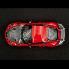 Porsche Cayman GT4 RS 2024 Weissach Package Indischrot 1/18 Minichamps 110062120