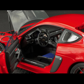 Porsche Cayman GT4 RS 2024 Weissach Package Indischrot 1/18 Minichamps 110062120