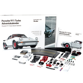 Porsche 911 Advent Calendar Turbo 3.0 Type 930 1974 Grand Prix White 1/24 Franzis 67322