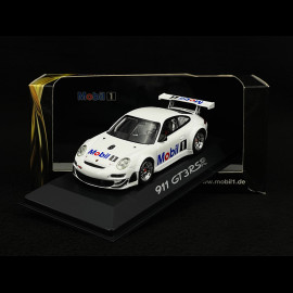 Porsche 911 GT3 RSR Typ 997 Mobil 1 2010 Weiß 1/43 Minichamps 40107MOBIL1