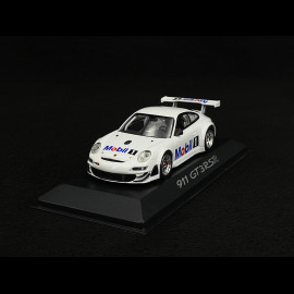 Porsche 911 GT3 RSR Type 997 Mobil 1 2010 White 1/43 Minichamps 40107MOBIL1