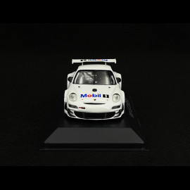 Porsche 911 GT3 RSR Typ 997 Mobil 1 2010 Weiß 1/43 Minichamps 40107MOBIL1