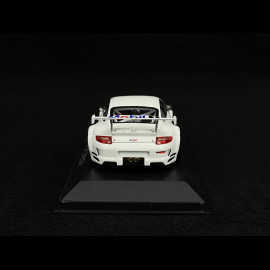 Porsche 911 GT3 RSR Typ 997 Mobil 1 2010 Weiß 1/43 Minichamps 40107MOBIL1
