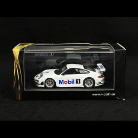 Porsche 911 GT3 RSR Type 997 Mobil 1 2010 White 1/43 Minichamps 40107MOBIL1