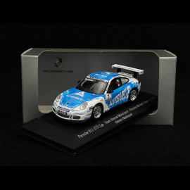 Hannes Neuhauser Porsche 911 GT3 Cup Type 997 Porsche Supercup 2006 n°7 Blue White 1/43 Minichamps WAP02013117