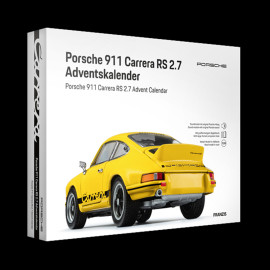 Porsche 911 Advent Calendar Carrera RS 2.7 1973 Yellow 1/24 Franzis 67273