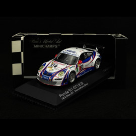 Porsche 911 GT3 RSR Type 997 24H Le Mans 2007 n°93 White Blue Red 1/43 Minichamps 400076793