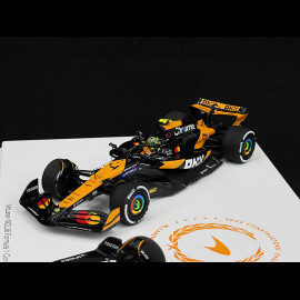 Set McLaren MCL38 Lando Norris n° 4 / Oscar Piastri n° 81 F1 Constructors Champion 2024 1/43 Spark S9571