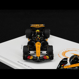 Set McLaren MCL38 Lando Norris n° 4 / Oscar Piastri n° 81 F1 Constructors Champion 2024 1/43 Spark S9571