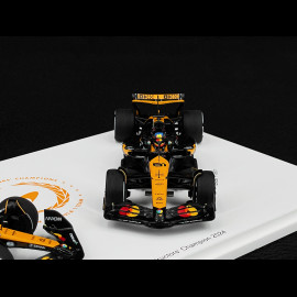 Set McLaren MCL38 Lando Norris n° 4 / Oscar Piastri n° 81 F1 Constructors Champion 2024 1/43 Spark S9571