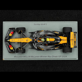 Lando Norris McLaren MCL38 n° 4 Winner GP Abu Dhabi F1 2024 1/43 Spark S9568