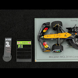 Lando Norris McLaren MCL38 n° 4 Sieger GP Abu Dhabi F1 2024 1/43 Spark S9568