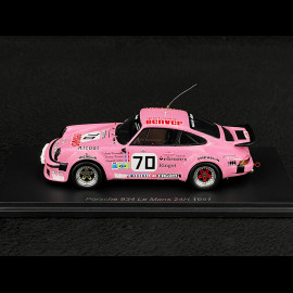 Porsche 934 Turbo n° 70 Winner 24h Le Mans 1981 1/43 Spark S9846