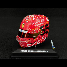 Casque Ferrari Carlos Sainz Jr. n° 55 Winner Mexican GP F1 2024 1/5 LookSmart LSHEL007