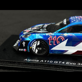 Alpine A110 GT4 Evo n° 110 3rd Pikes Peak 2023 1/43 Spark S5449
