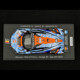 McLaren 720S GT3 Evo n° 159 24h Spa 2023 Gulf 1/43 Spark SB735