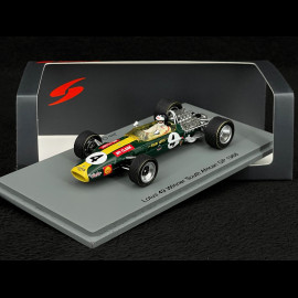 Jim Clark Lotus 48 n° 4 Winner South African GP F1 1968 1/43 Spark S6363
