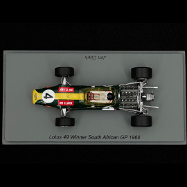 Jim Clark Lotus 48 n° 4 Winner South African GP F1 1968 1/43 Spark S6363