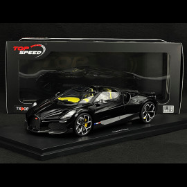 Bugatti W16 Mistral 2023 Black 1/18 Top Speed TS0597