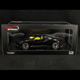 Bugatti W16 Mistral 2023 Black 1/18 Top Speed TS0597