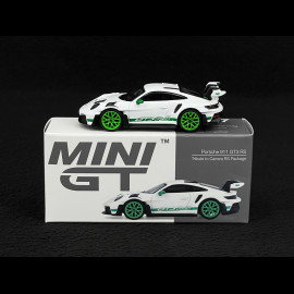 Porsche 911 GT3 RS Type 992 Tribute to Carrera RS 2023 White 1/64 Mini GT MGT00827-L