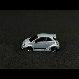 Fiat Abarth 595 LB-Works x Abas Works 2024 Grey 1/64 Mini GT MGT00995-L