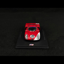 Alfa Romeo T33/2 n° 20 5th 24h Daytona 1968 1/43 Spark US244