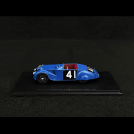 Chenard & Walcker Tank n° 41 24h Le Mans 1937 1/43 Spark S8104