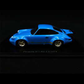 Porsche 911 RS 3.0 RHD 1974 Blue 1/43 Spark S7640