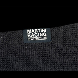Set von 2 Mütze + Schal Porsche Martini Racing Gestrickt Blau / Rot