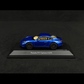 Porsche 911 type 991 Carrera 4 GTS Coupé Saphir Blue 1/43 Schuco 450758100
