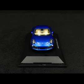 Porsche 911 type 991 Carrera 4 GTS Coupé Saphirblau 1/43 Schuco 450758100